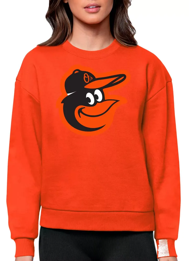 Antigua Women's Baltimore Orioles Victory Crew Pullover