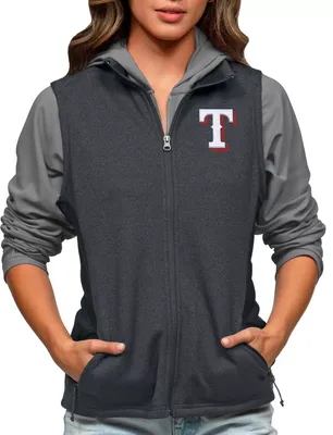 Antigua Women's Texas Rangers Charcoal Course Vest