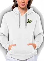 Antigua Women's Oakland Athletics Victory Hooded Pullover