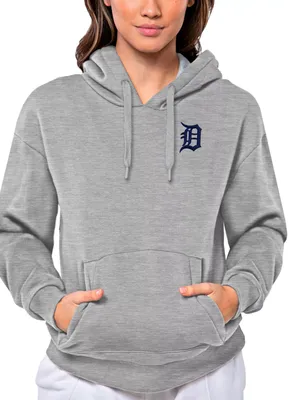 Antigua Women's Detroit Tigers Victory Hooded Pullover