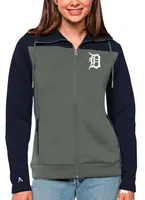 Antigua Women's Detroit Tigers Navy Protect Jacket