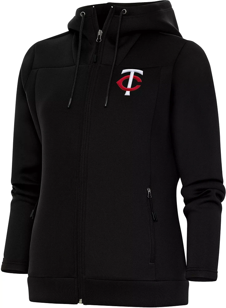 Antigua Women's Minnesota Twins Black Protect Jacket