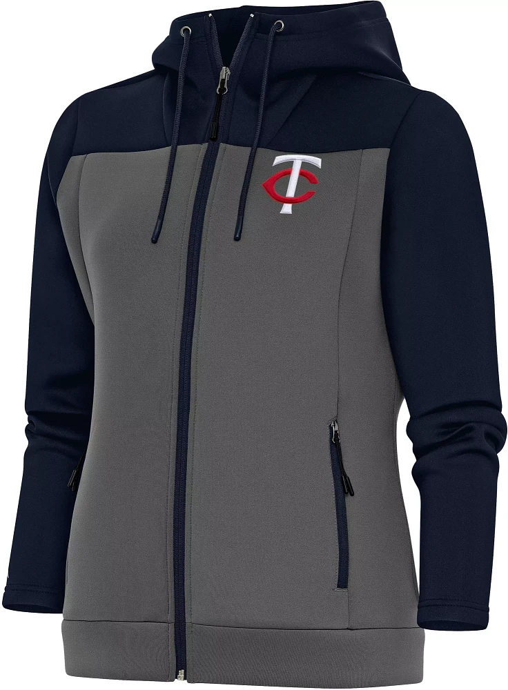 Antigua Women's Minnesota Twins Navy Protect Jacket