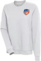 Antigua Women's FC Cincinnati Action Grey Crew Sweatshirt