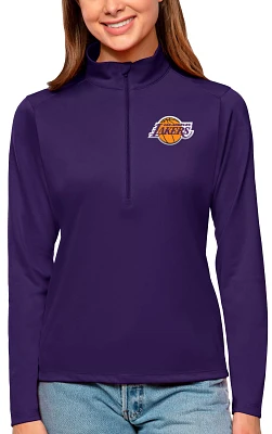 Antigua Women's Los Angeles Lakers Tribute Purple Pullover Sweater