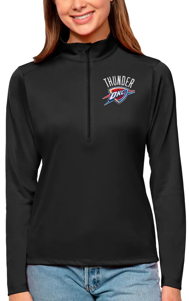 Antigua Women's Oklahoma City Thunder Tribute Pullover Sweater