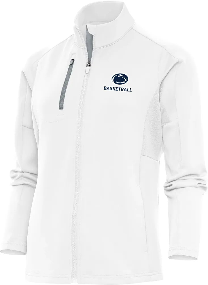 Antigua Women's Penn State Nittany Lions Basketball White Generation 1/4 Zip Pullover