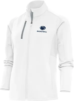 Antigua Women's Penn State Nittany Lions Basketball White Generation 1/4 Zip Pullover