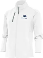 Antigua Women's Penn State Nittany Lions Basketball White Generation 1/4 Zip Pullover