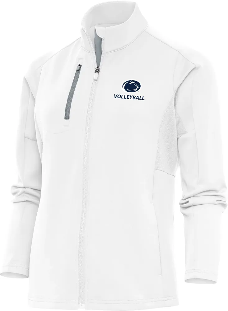 Antigua Women's Penn State Nittany Lions Volleyball White Generation 1/4 Zip Pullover