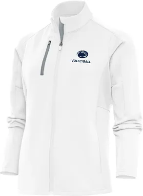 Antigua Women's Penn State Nittany Lions Volleyball White Generation 1/4 Zip Pullover