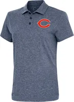 Antigua Women's Chicago Bears Navy Heather Polo