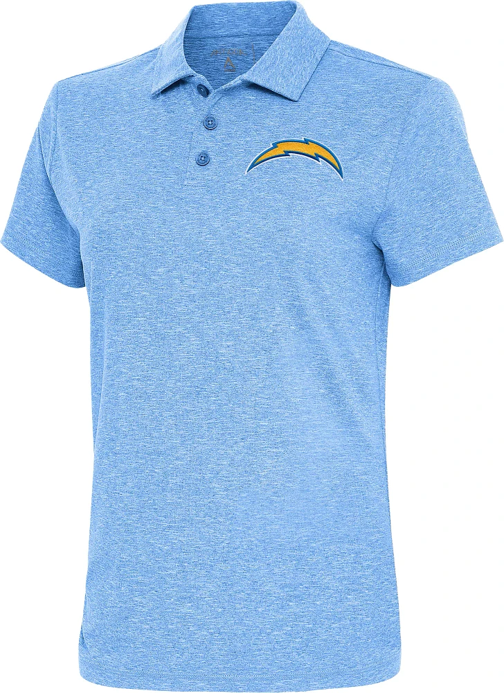 Antigua Women's Los Angeles Chargers Blue Polo