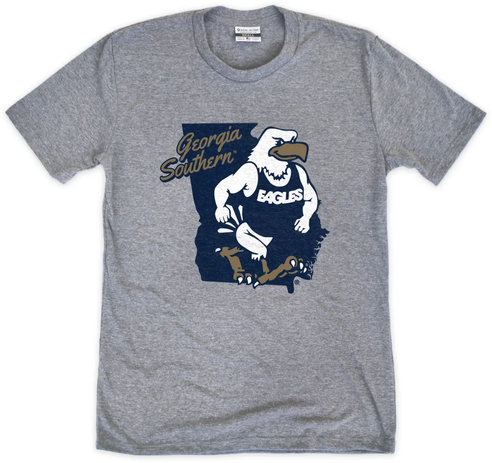 Where I'm From Men's Georgia Southern Eagles Grey Eagle State T-Shirt