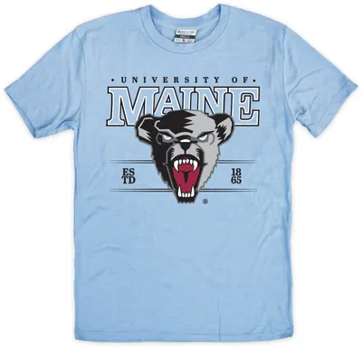 Where I'm From Men's Maine Black Bears Navy Bear Head T-Shirt