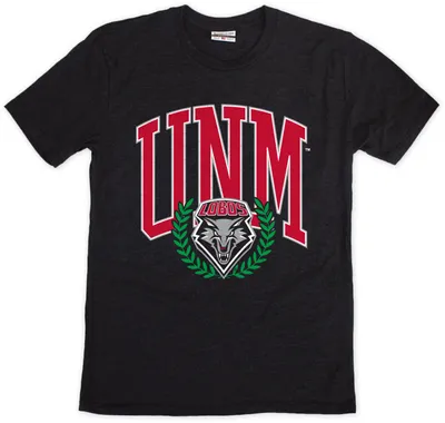 Where I'm From Adult New Mexico Lobos Black Vines T-Shirt
