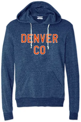 Where I'm From Adult Colorado Navy City Block Hoodie