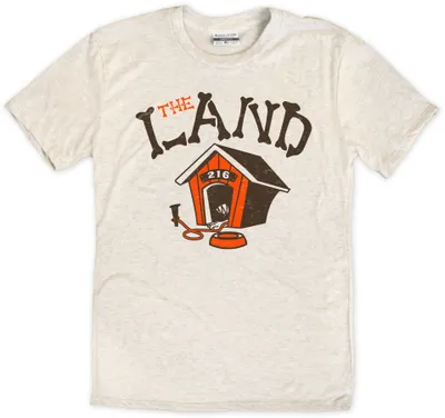 Where I'm From Cleveland Dawg Land Oatmeal T-Shirt