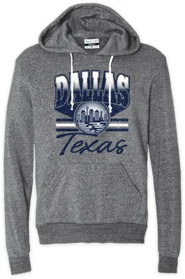 Where I'm From Adult Dallas Grey Skyline Hoodie