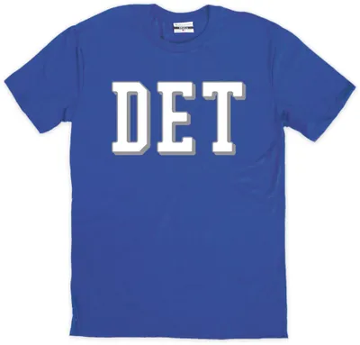 Where I'm From Detroit City Code Royal T-Shirt