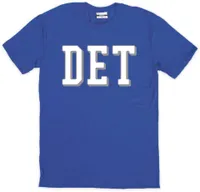 Where I'm From Detroit City Code Royal T-Shirt