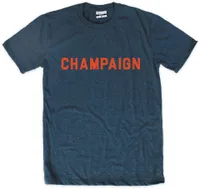 Where I'm From Champaign Navy T-Shirt