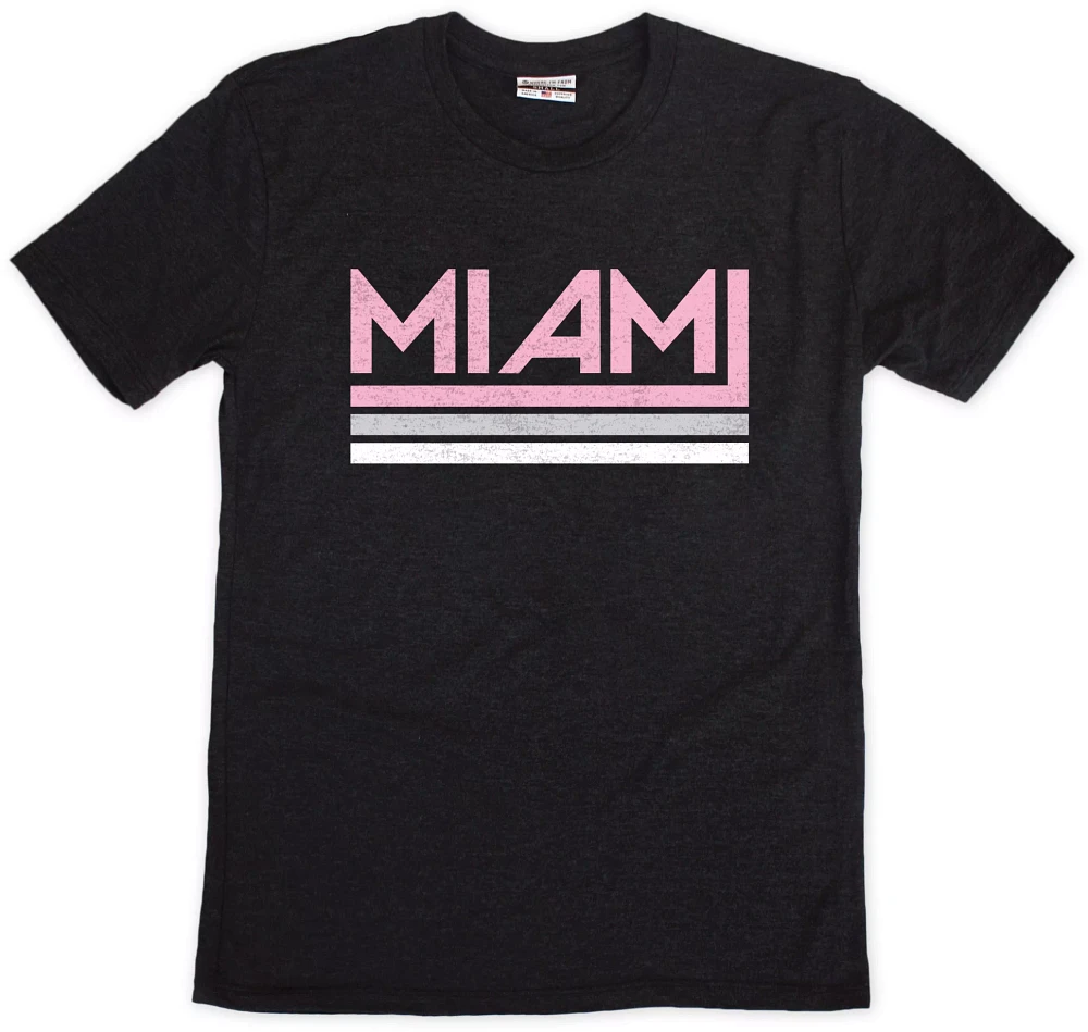 Where I'm From Adult Miami Bars Black T-Shirt