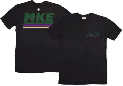 Where I'm From Milwaukee Black 2Sided T-Shirt