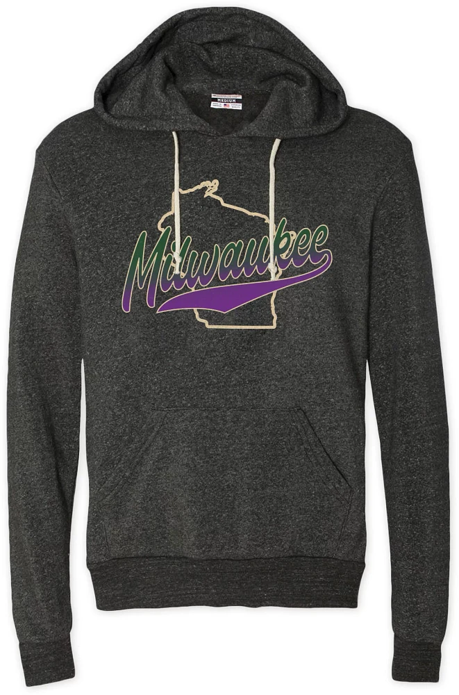 Where I'm From Milwaukee Black State Hoodie