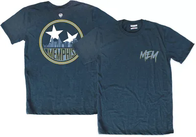 Where I'm From Memphis Navy Tri Star T-Shirt