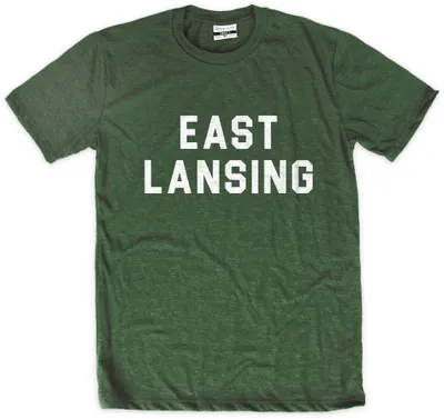 Where I'm From East Lansing Green T-Shirt