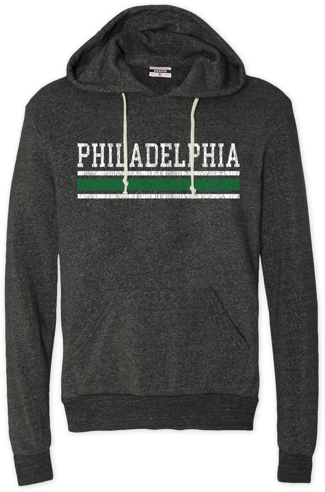 Where I'm From Philadelphia Stripe Black Hoodie