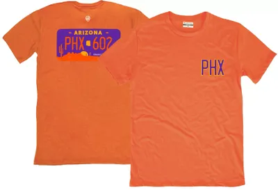 Where I'm From Phoenix Suns Orange License Plate T-Shirt