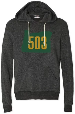 Where I'm From Portland Black 503 Hoodie