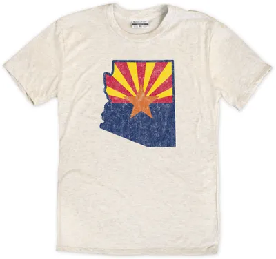 Where I'm From Arizona State Fill Oatmeal T-Shirt