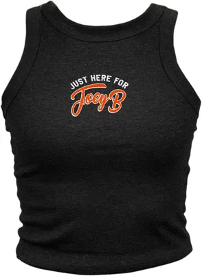 Where I'm From Cincinnati  Here For Joey Black Cropped Tank Top