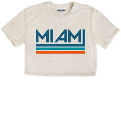 Where I'm From Miami Oatmeal City Cropped T-Shirt