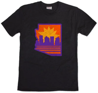 Where I'm From Women's Phoenix Skyline Black Cropped Tanktop