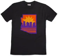 Where I'm From Women's Phoenix Skyline Black Cropped Tanktop