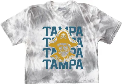 Where I'm From Women's Tampa Tie Die City Cropped Tank Top