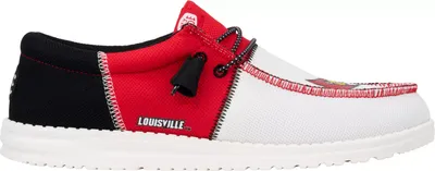 Hey Dude Men's Wally Tri Louisville Cardinals Shoes