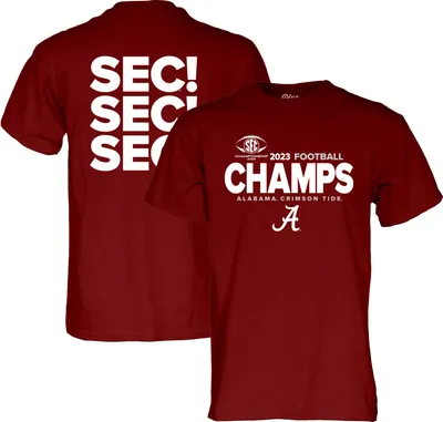 Blue 84 Adult Alabama Crimson Tide 2023 SEC Champions T-Shirt