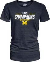 Blue 84 Women's Michigan Wolverines 2023 Big 10 Champions T-Shirt