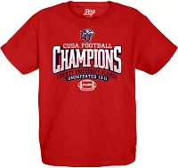 Blue 84 Youth Liberty Flames 2023 C-USA Champions T-Shirt