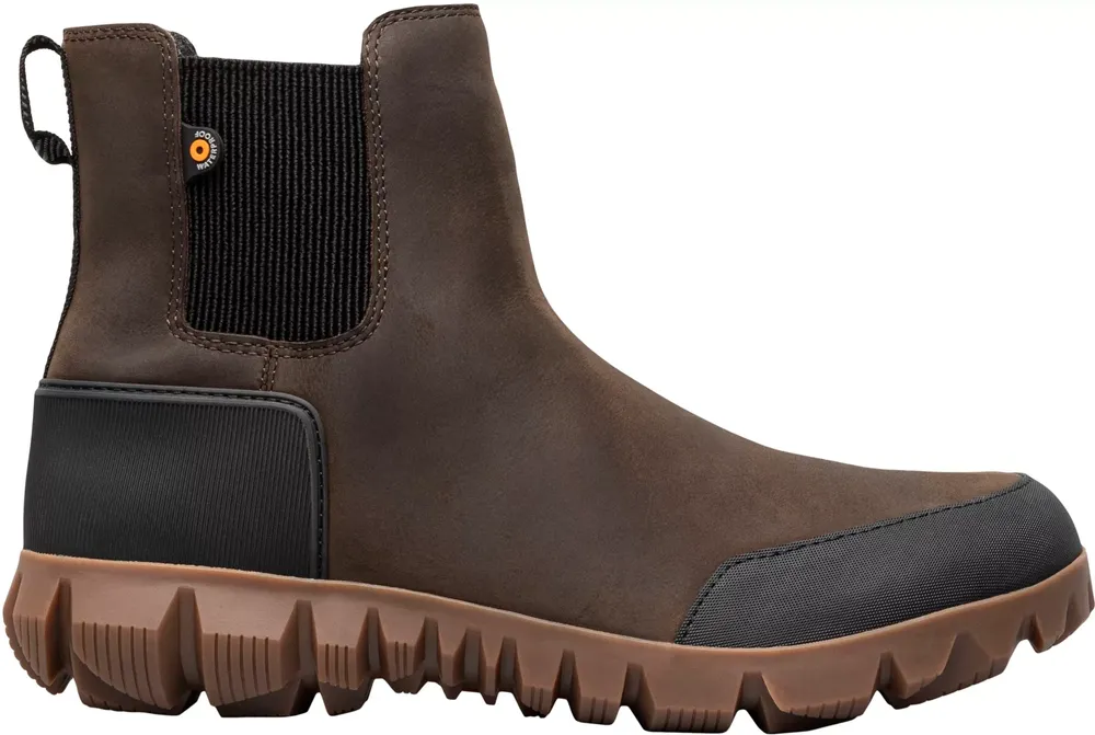 Bogs Men's Arcata Urban Leather Chelsea Waterproof Winter Boots