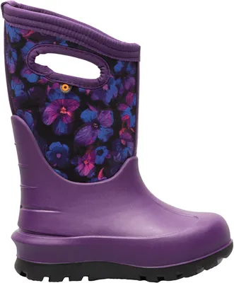 Bogs Kids' Neo-Classic Petals Waterproof Winter Boots