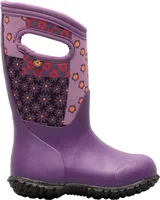 Bogs Kids' York Patchwork Floral Waterproof Winter Boots