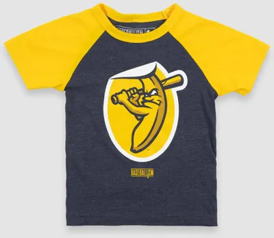 Baseballism Toddler Savannah Bananas Navy Sticker T-Shirt