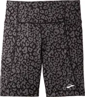 Brooks Women's Cheetah Moment 8" Shorts Tight