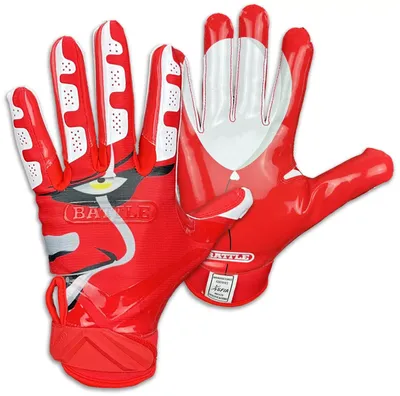 Battle Men's Clown 23 Cloaked Receiver Football Gloves